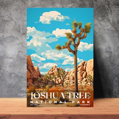Joshua Tree National Park Poster, Travel Art, Office Poster, Home Decor | S6 - image3
